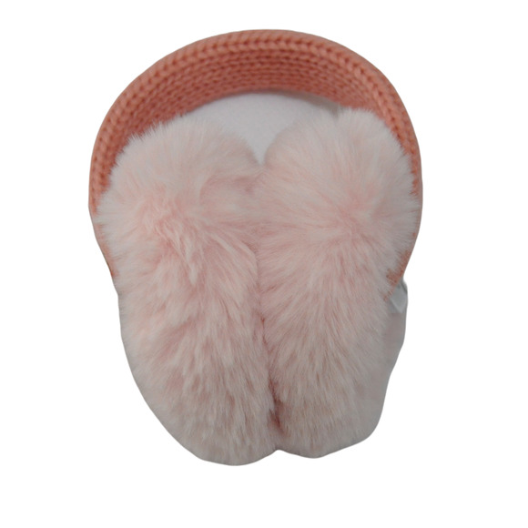 Michael Kors Shaker Earmuffs Ear Muffs Logo Plate Detail Pink Nwt $78 main image 4